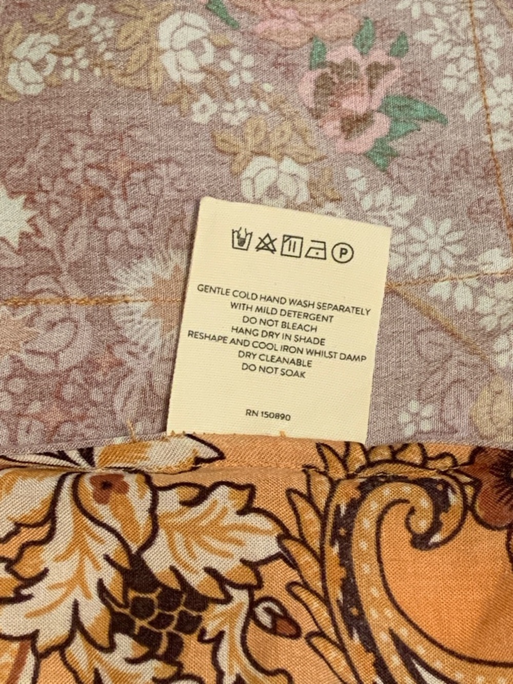 Spell Renew Patchwork Robe Amber - Picture 9 of 11